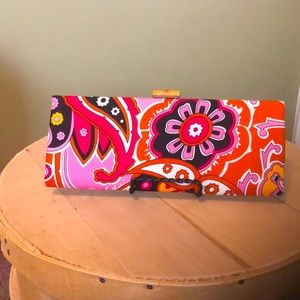 Banana Republic silk clutch